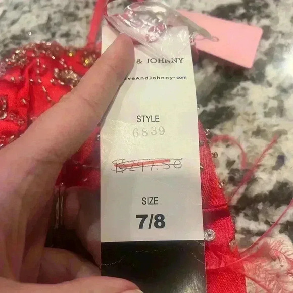 NWT 7/8 Dave and Johnny formal dress - Picture 3 of 8